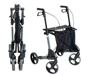 Andadores de aluminio con y sin asiento